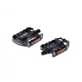 Set 2 pedale Wellgo din plastic + metal pentru bicicleta, filet 9/16, culoare ne... Cod:AWR0061