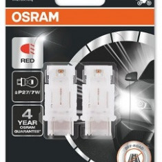 Set 2 Buc Led Osram P27/7W 12V 1,4W W2,5X16Q 6000K Rosu LEDriving SL 3157DRP-02B