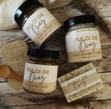 Set pentru corp (sapun, sare de baie, scrub de corp, praf de bomba de baie), handmade, diferite arome