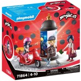 Playmobil Miraculous - Plimbare cu scuterul prin Paris