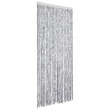 Cumpara ieftin Perdea pentru insecte, alb si gri, 100x230 cm, chenille