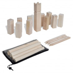 Set de joc Kubb din lemn GartenMobel Dekor