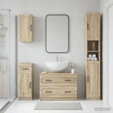 Cumpara ieftin Set de dulapuri pentru baie, 4 piese UTRECHT Stejar Sonoma