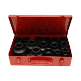 Trusa chei tubulare de impact camion 1 inch, 15 piese, Cr-Mo, Breckner
