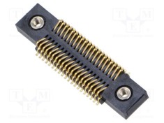 Conector PCB-PCB vertical SMT 40 pini 1mm SAMTEC FSI aurit tată soclu