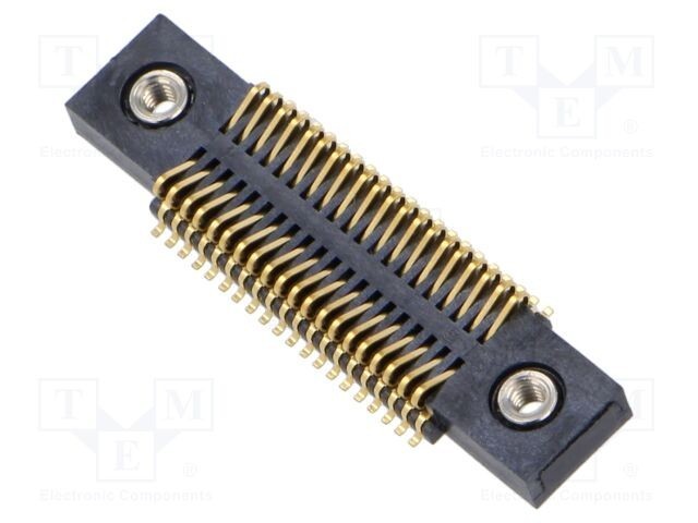Conector PCB-PCB vertical SMT 40 pini 1mm SAMTEC FSI aurit tată soclu