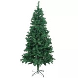 Cumpara ieftin Brad artificial de Craciun, Verde, 210 cm, Suport Inclus - INV8066698