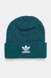 Adidas Originals caciula culoarea verde, IY4641