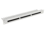 Patch Panel LANBERG 24 Porturi Cat 5e Standard 19" RACK Alb