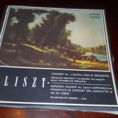 Franz Liszt - Concert nr 2 / Rapsodia Ungara - disc vinil, Electrecord