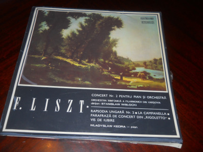 Franz Liszt - Concert nr 2 / Rapsodia Ungara - disc vinil, Electrecord foto
