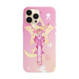 Husa compatibila cu Apple iPhone 13 model Sailor Moon wand, Silicon, TPU, Viceversa