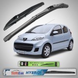 Ștergătoare Peugeot 107 5 uși Facelift (2009&ndash;2012) Hibrid | Set Complet &ndash; TeamCar&reg;
