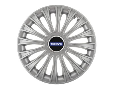 Set 4 capace roti Dino cromat R15, pentru gama auto Volvo foto