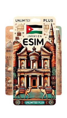 eSIM Jordan, Unlimited Plus, 30 Days foto