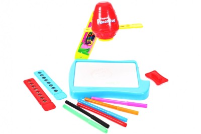 Proiector rosu pentru desen 3 in 1, Malplay 102122 foto