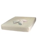 Set Saltea ortopedica tip relaxa, Dafin Lux Ortopedic, 140x200x21cm, fermitate medie, cu plasa de arcuri tip Bonell, fata vara-iarna, sistem de aerisi, Cu arcuri, 140x200
