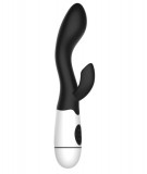 Vibrator Rabbit Mary 20 cm 30 Moduri Vibratii USB Negru Guilty Toys