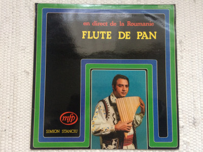 simion stanciu flute de pan en direct de la rumanie disc vinyl lp muzica nai VG+ foto