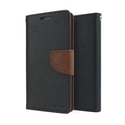 Husa Mercury Fancy Diary Sony Xperia Z3 Compact Negru / Brown foto