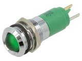 Lampă de control LED verde 24V DC/AC, &Oslash;14mm - CML INNOVATIVE TECHNOLOGIES