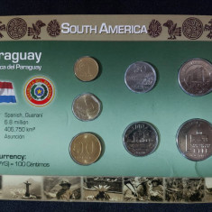 Seria completata monede - Paraguay 1996-2006, 7 monede