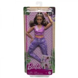 Papusa Barbie Made to Move - Satena cu top Roz | Mattel