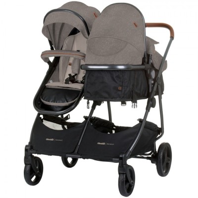 Carucior gemeni Chipolino Duo Smart 2 in 1 tiramisu foto