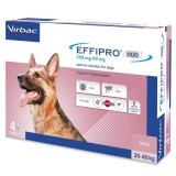 Cumpara ieftin Effipro Duo Dog L 268 mg pipete antiparazitare caini talie mare (20 - 40 kg), 4 pipete, Virbac