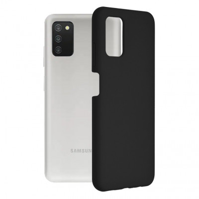 Husa pentru Samsung Galaxy A03s, Techsuit Soft Edge Silicone, Black foto