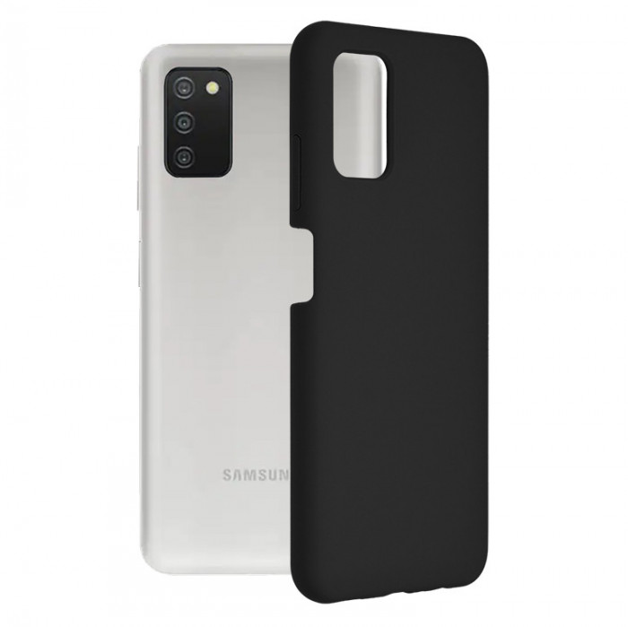 Husa pentru Samsung Galaxy A03s, Techsuit Soft Edge Silicone, Black