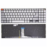 Tastatura Laptop, Asus, VivoBook Pro 15 M3500Q, M3500QA, M3500QC, iluminata, alba, layout US