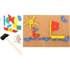 Set de Creatie BigJigs Toys - Forme din Lemn foto