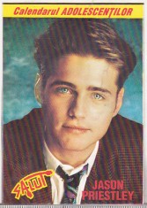bnk cld Calendar de buzunar 1994 - Revista Salut - Jason Priestley