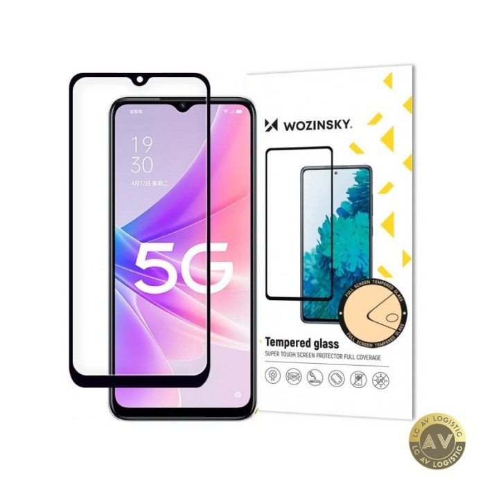 Folie de protectie Ecran WZK pentru Oppo A57 4G / A77 4G / A57s / A57e Sticla securizata Full Glue Case Friendly Neagra