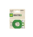 Set 4 baterii reincarcabile AA / R6 Ni-MH GP ReCyko 2600mAh