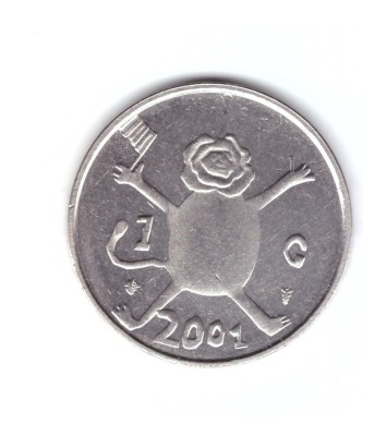 Moneda Olanda 1 gulden 2001, stare foarte buna, curata foto