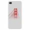 Husa silicon pentru Apple Iphone 4 / 4S, Red Bridge In Clouds