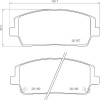 Placute frana Hyundai Santa Fe 4 (Tm Tma) 02.18-, Santa Fe 4 Box/Suv (Tm) 02.18-; Kia Sorento 3 (Um) 01.15-02.23, Fata, BREMBO