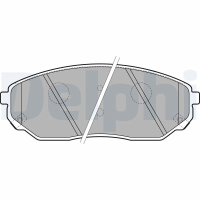 DELPHI LP1849 set placute frana,frana disc foto