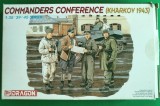 COMMANDERS CONFERENCE (KHARKOV 1943) &ndash; DRAGON Cod 6144 Scara 1/35 DIORAMA MACHETA FIGURINE ASAMBLARE HOBBY WWII SOLDAȚI GERMANI AMERICANI RUȘI