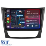 Navigatie Android Dedicata Mercedes Benz E-Class W211 (2002 - 2010), 9Inch, 4Gb Ram, 64Gb Stocare, Carplay Performance AutoTuning
