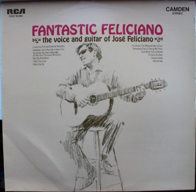 Vinil Jos&amp;eacute; Feliciano &amp;ndash; Fantastic Feliciano - The Voice And Guitar Of Jos&amp;eacute; F (VG) foto