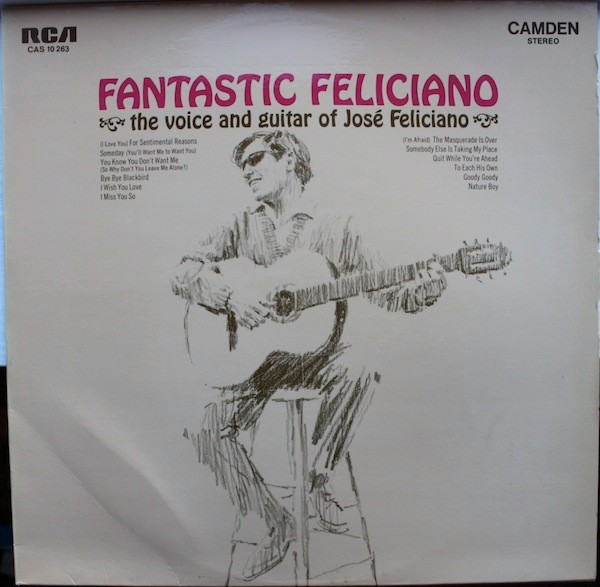 Vinil Jos&eacute; Feliciano &ndash; Fantastic Feliciano - The Voice And Guitar Of Jos&eacute; F (VG)