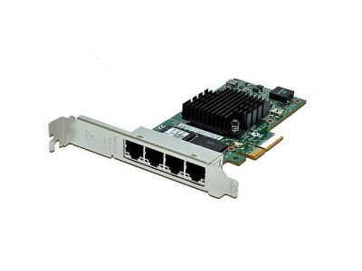 Placa de retea server DELL Intel I350-T4 I350T4G2P20 1Gb RJ-45 Quad Port Full Height 0NWK2 THGMP foto