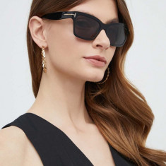 Tom Ford ochelari de soare femei, culoarea negru, FT1085_5401A