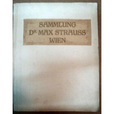 SAMMLUNG Dr. MAX STRAUSS WIEN , 1926