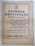 TAINELE DESTINULUI DUMNEAVOASTRA ... prezentate de TADJ KAMAYANOU