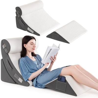 Set 4 Perne Ortopedice Reglabile tip Pat Ortopedic Linomag&amp;reg;, din Spuma cu Memorie, pentru Somn, Citit, Privit la TV, Recuperare Post-Operatorie si Sup foto