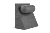 Perna Relax TV 60x68x30cm, ortopedica pentru citit, antireflux, cu husa detasabila, confortabila si rezistenta la spalari multiple la 40 grade, Gri, Somnart